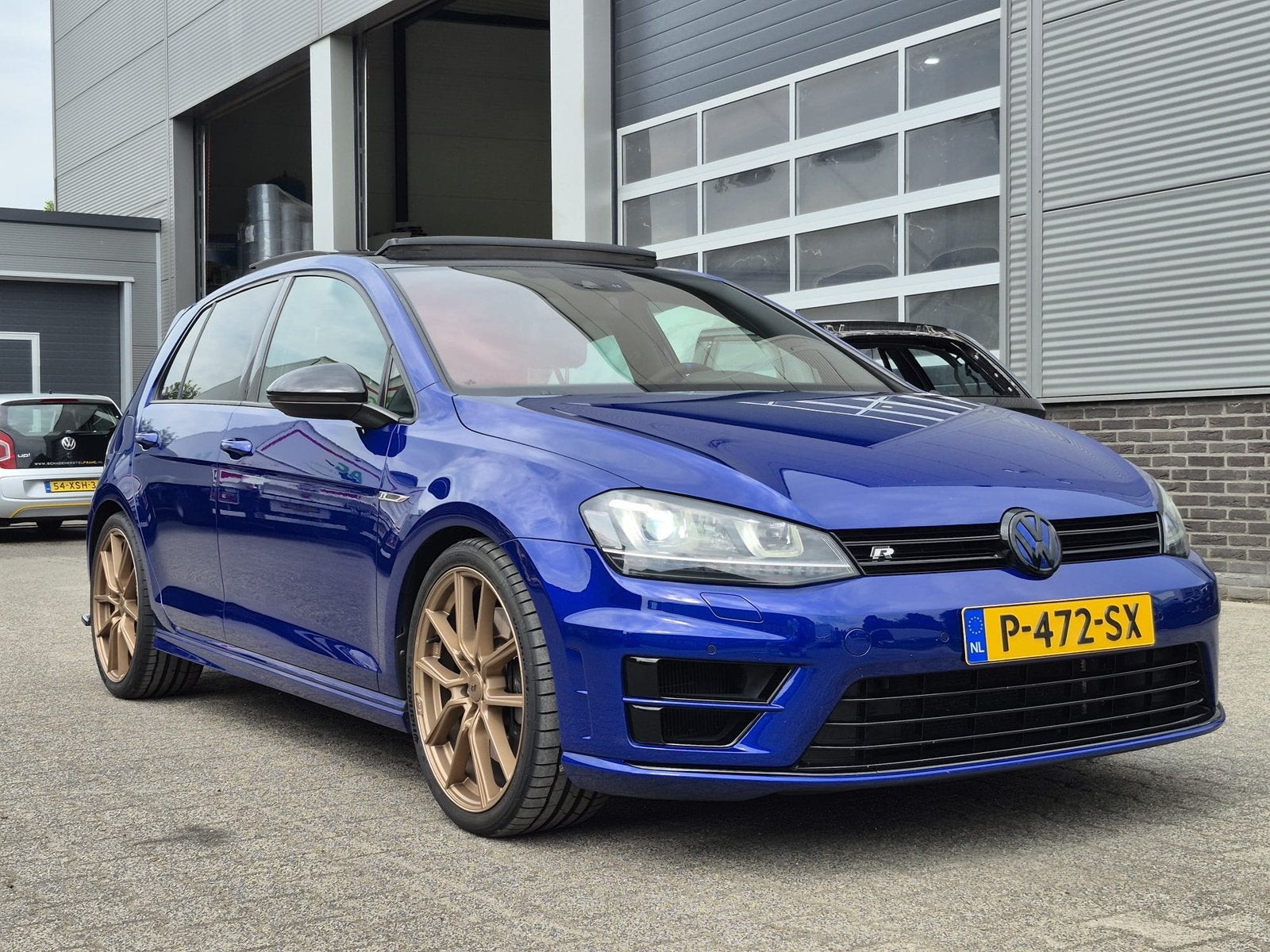 Volkswagen Golf 2.0 TSI 221KW 5D 4MOTION  Blauw, Auto's, Lichtsensor, 4 cilinders, 1984 cc, Blauw