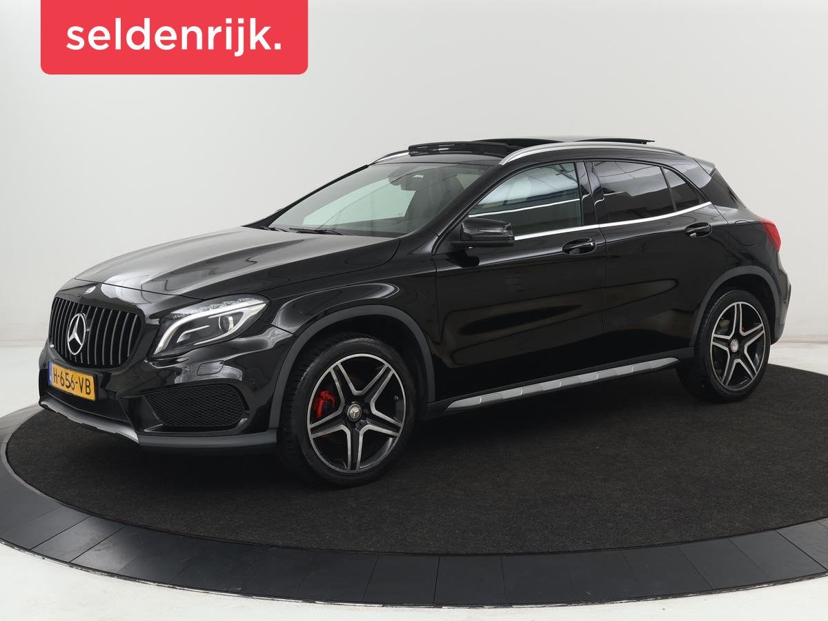 Mercedes-Benz GLA-klasse 200 AMG Line | Panoramadak | Stoelv, Auto's, Voorwielaandrijving, Stof, Zwart, 1595 cc