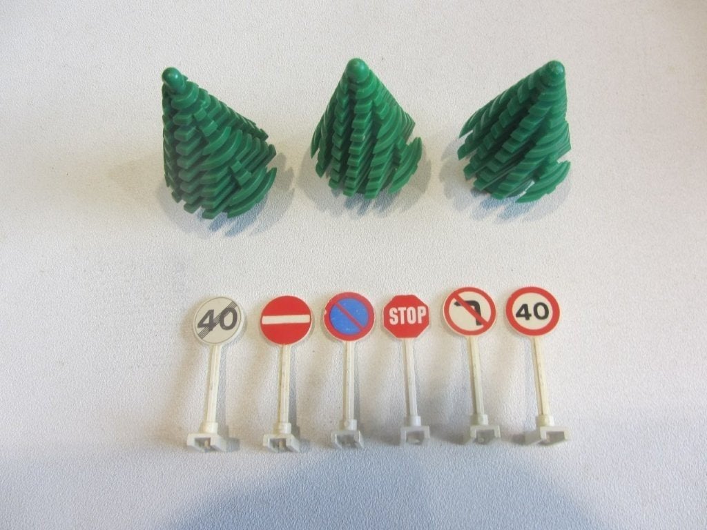 lego vintage losse verkeersborden en bomen, Kinderen en Baby's, Speelgoed | Duplo en Lego, Ophalen of Verzenden, Gebruikt, Lego