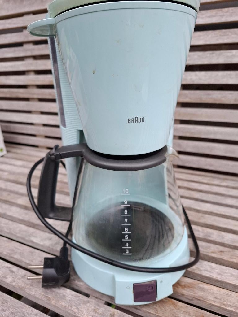 BRAUN koffiezet apparaat  filter, Gebruikt, Overige modellen, Gemalen koffie, Ophalen of Verzenden