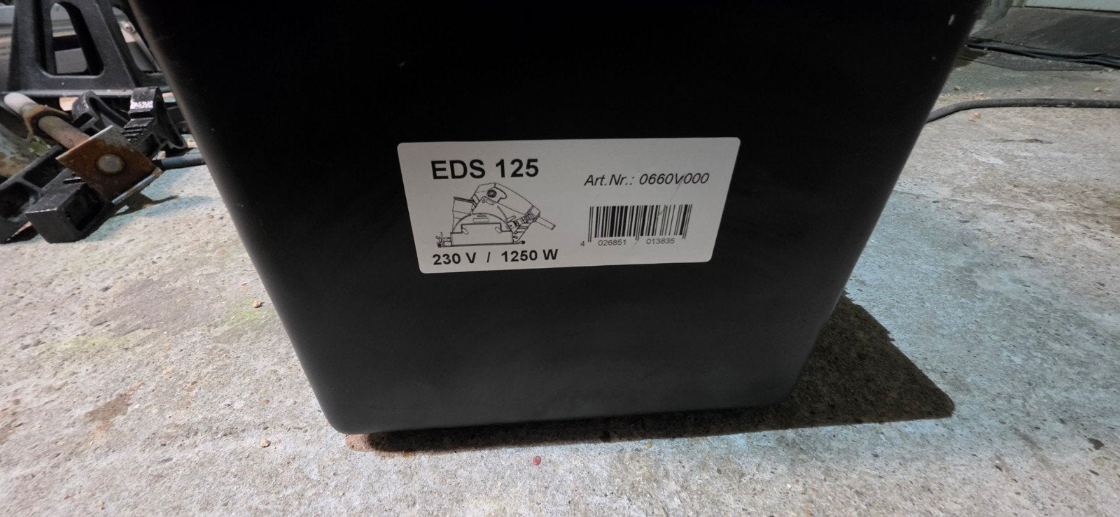 Eibenstock EDS 125 Diamantdoorslijpmachine 1250W, Ophalen, Overige typen, Zo goed als nieuw, 30 tot 70 mm