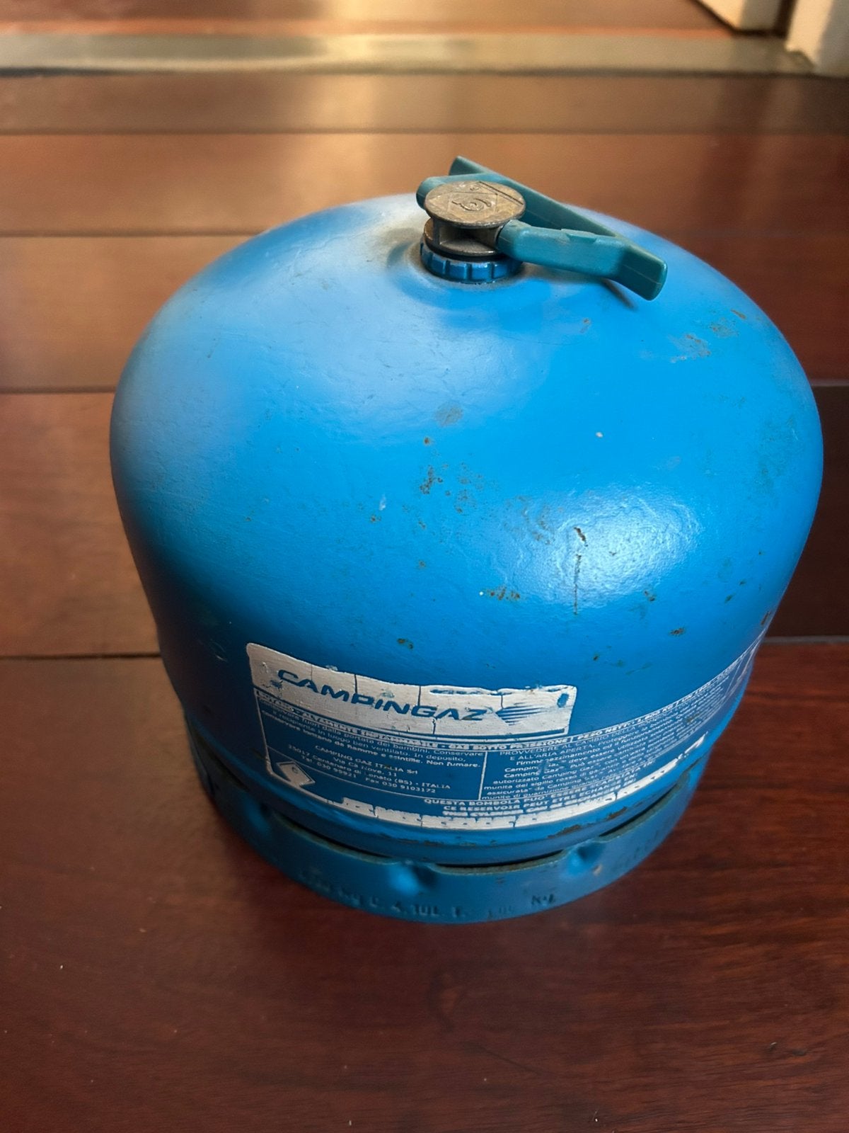 Campingaz 904 stalen fles, 12,5% vulling nog., Ophalen, Zo goed als nieuw
