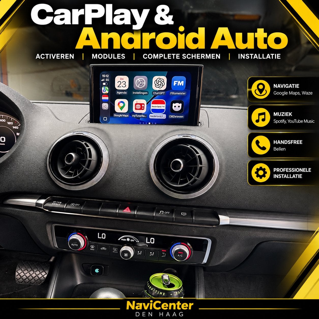 CarPlay & Android Auto Activeren | BMW VW Audi, Auto diversen, Navicenter, Nieuw, Navicenter, Ophalen of Verzenden