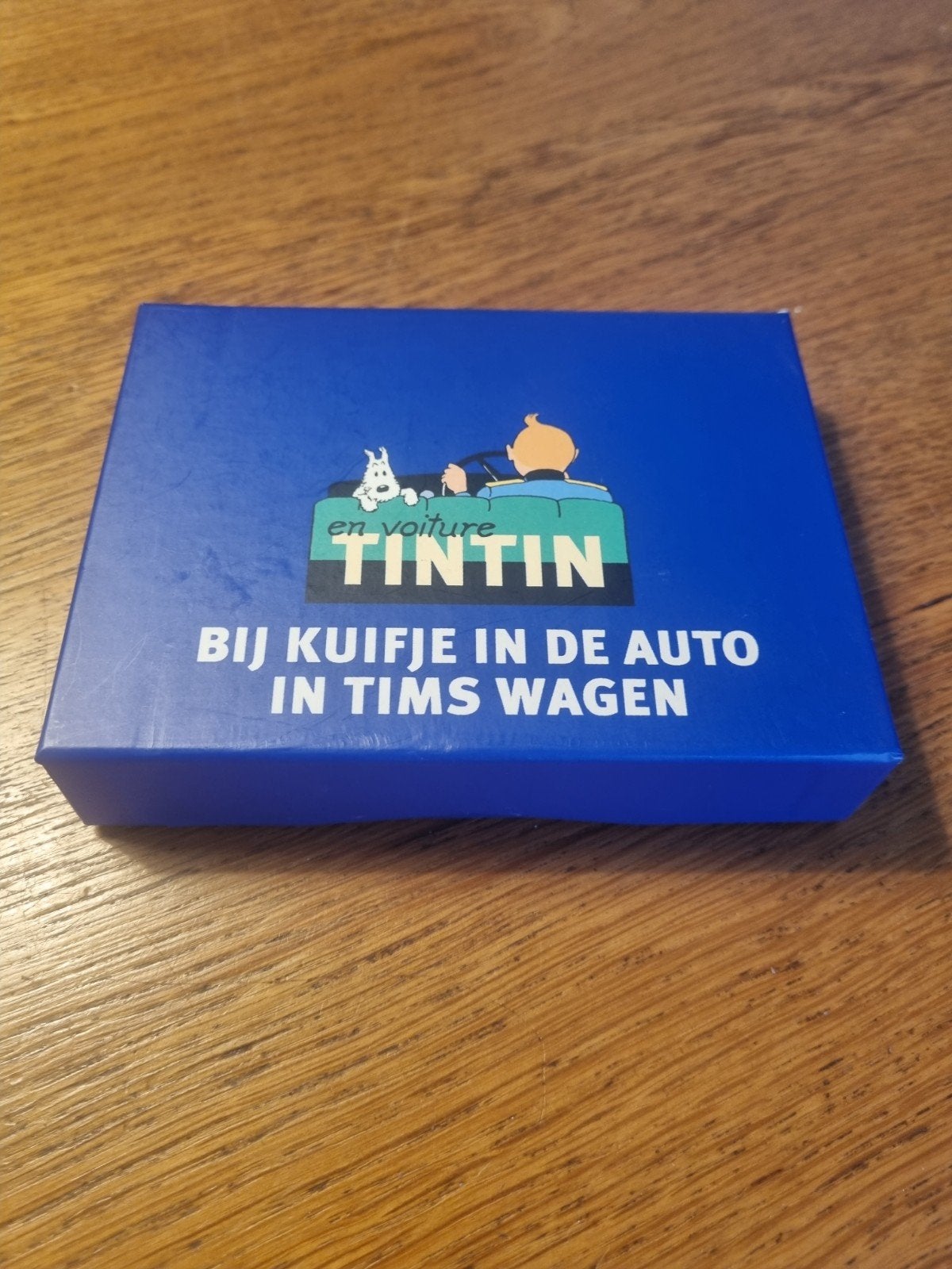 Kuifje speelkaarten - Bij Kuifje in de auto, Een of twee spelers, Verzenden, Nieuw, Tintin