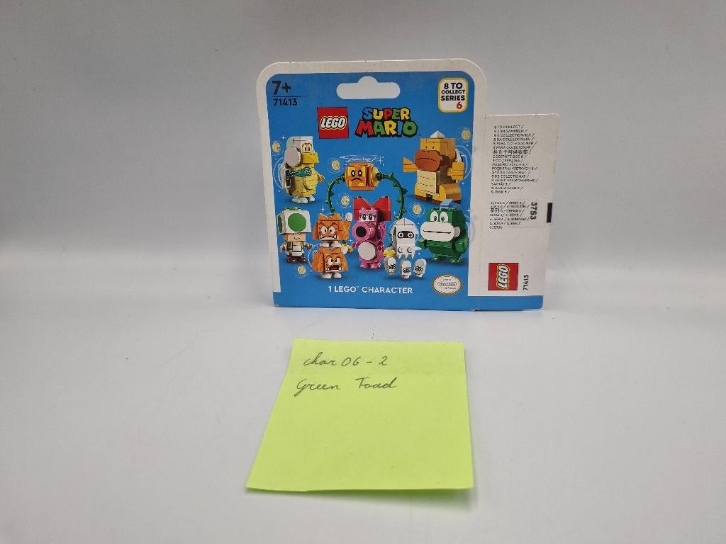 Lego Mario 71413 Character serie 6 Char06-2 Green Toad, Ophalen, Overige thema's, Lego, Zo goed als nieuw