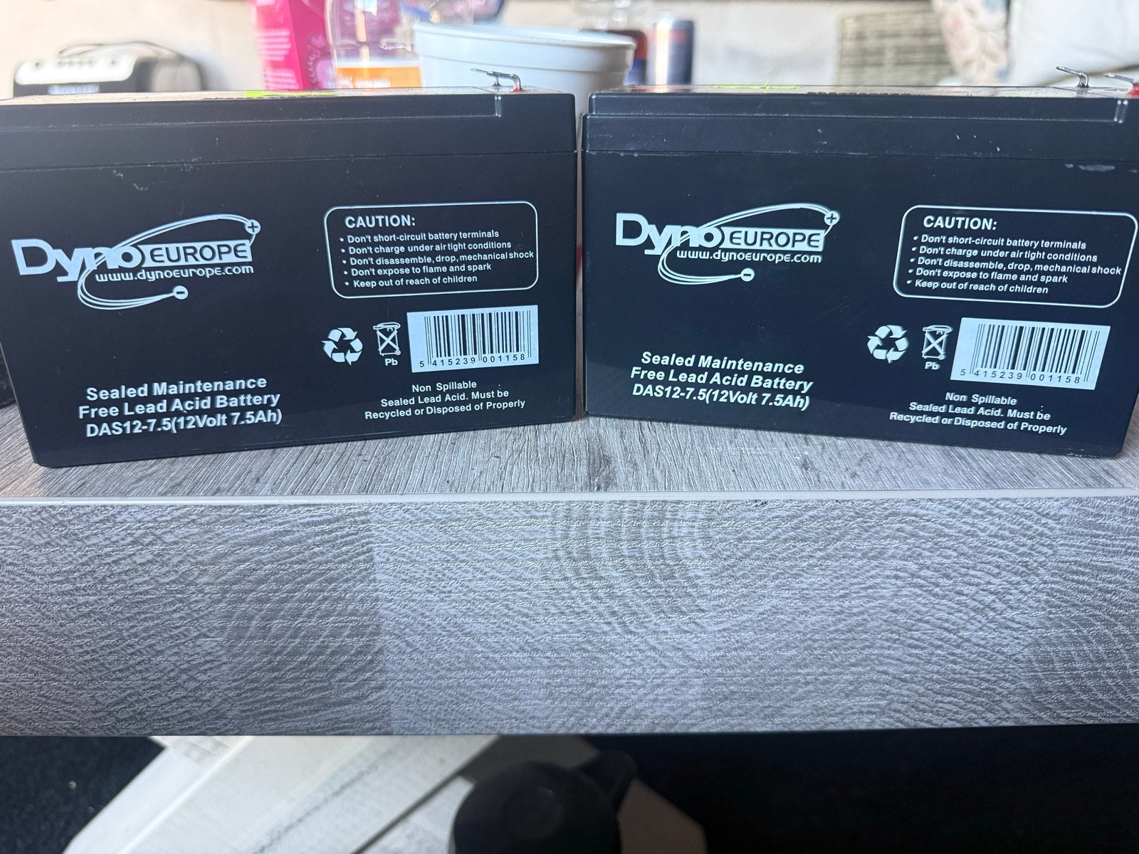 Dyno Europe DAS12-7.5 (12V 7.5Ah) Loodaccu - Nieuw, Ophalen of Verzenden, Nieuw
