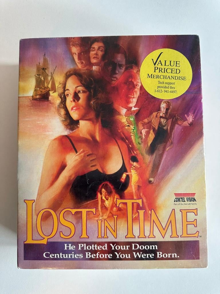 Lost in Time Coktel Vision Sierra PC Big Box *Sealed*, 1 speler, Ophalen of Verzenden, Avontuur en Actie, Vanaf 12 jaar