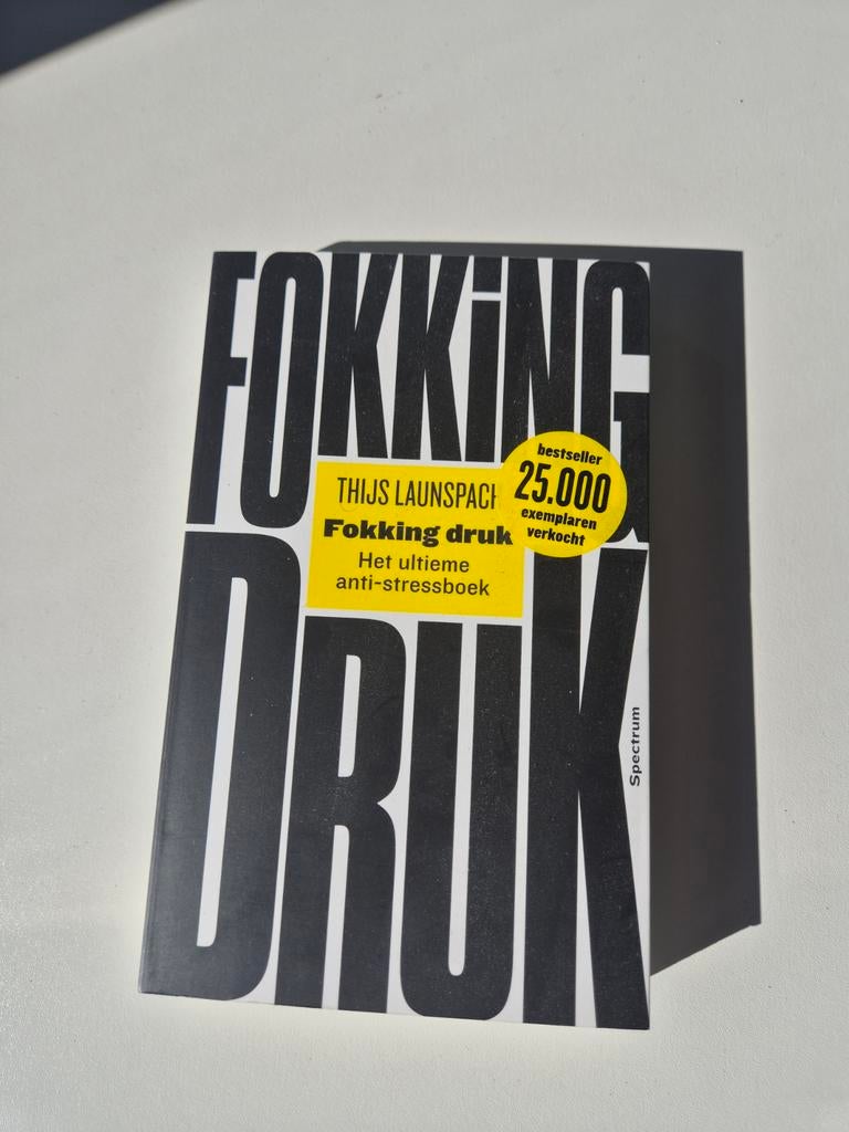 Fokking Druk - Het ultieme anti-stressboek, Boeken, Ophalen of Verzenden
