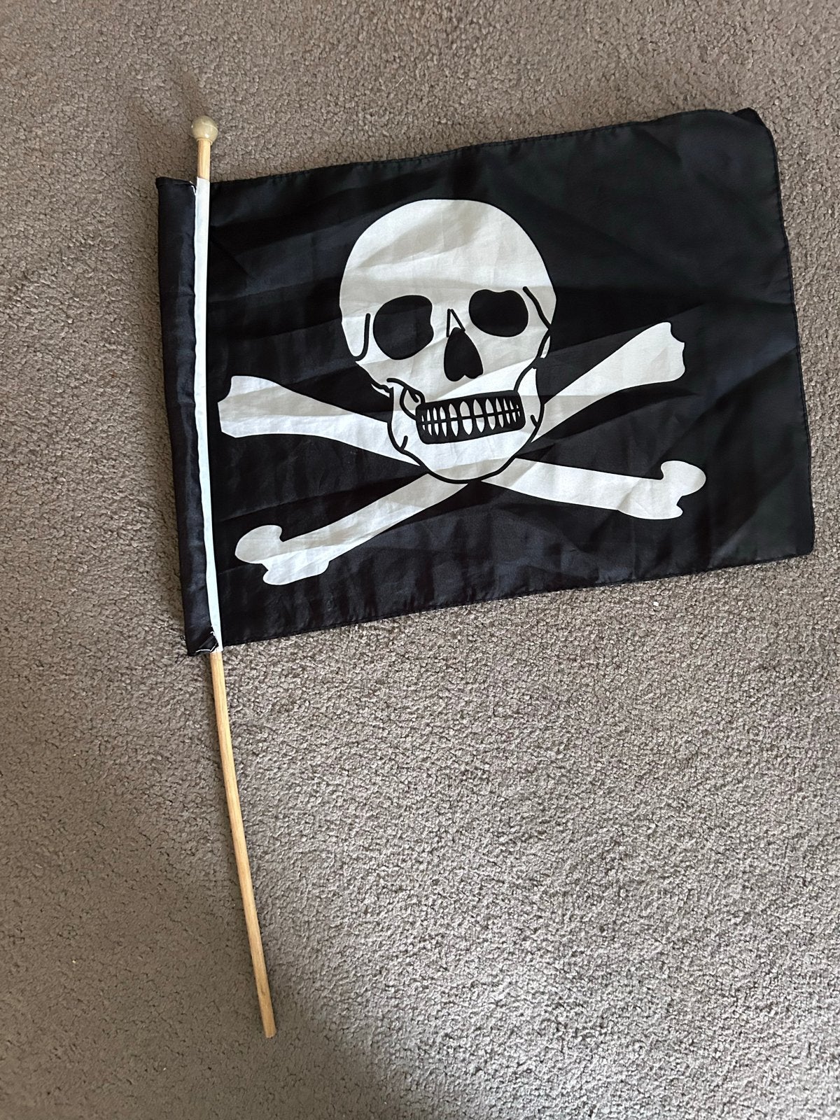 Vlag piraat doodskop, Ophalen of Verzenden