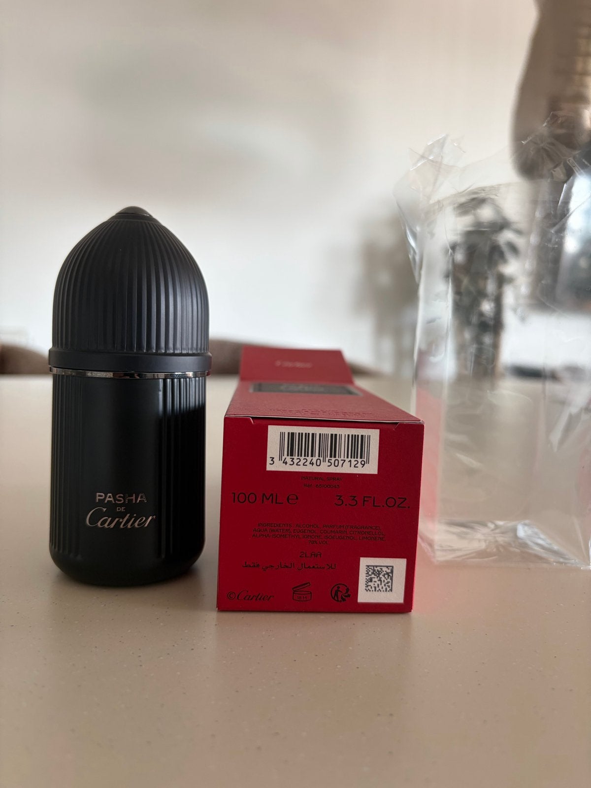 Cartier Pasha Edition Noire Absolu Parfum 100 ml, Sieraden, Tassen en Uiterlijk, Uiterlijk | Parfum, Verzenden, Nieuw