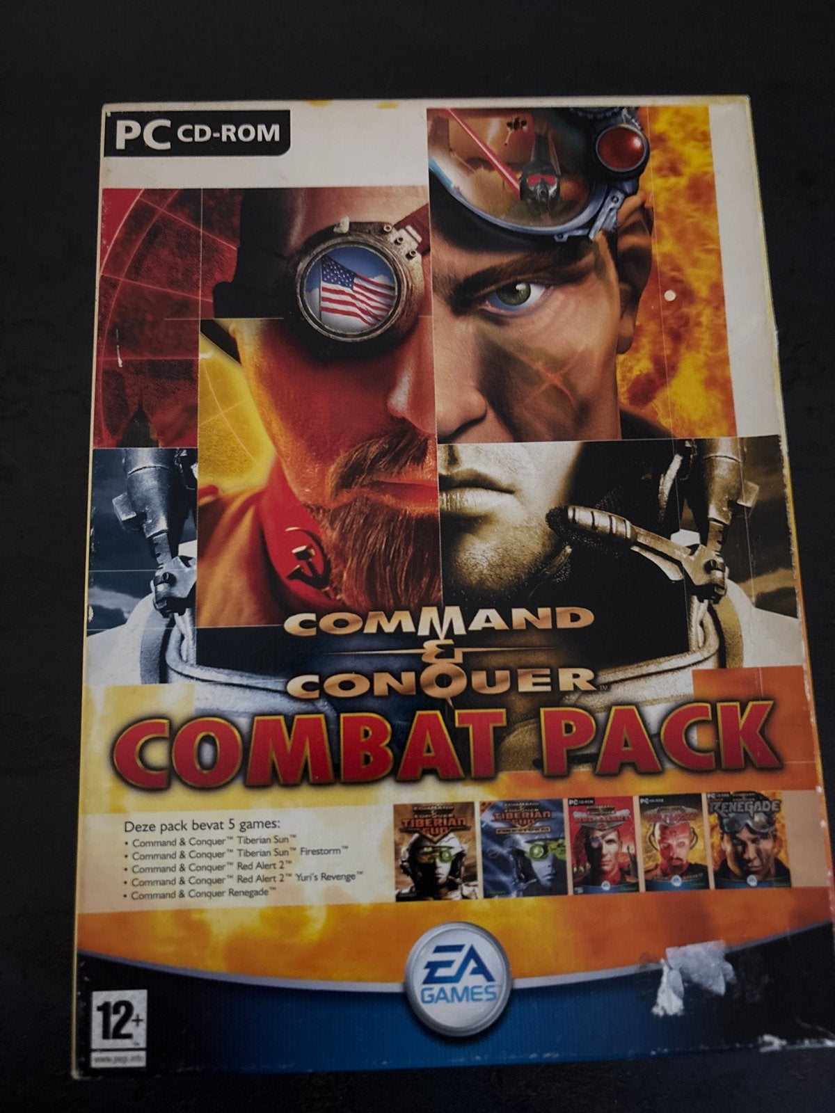 Command & Conquer Combat Pack PC CD-ROM (5 games), Spelcomputers en Games, Games | Pc, Online, Gebruikt, Ophalen of Verzenden