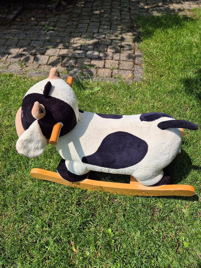 Hobbelfiguur koe, Ophalen, Gebruikt