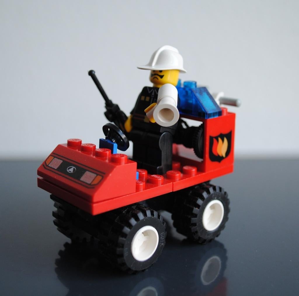 Lego no. 6407 Fire Chief uit 1997 - vintage - brandweerauto, Lego, Compleet, Ophalen of Verzenden, Zo goed als nieuw