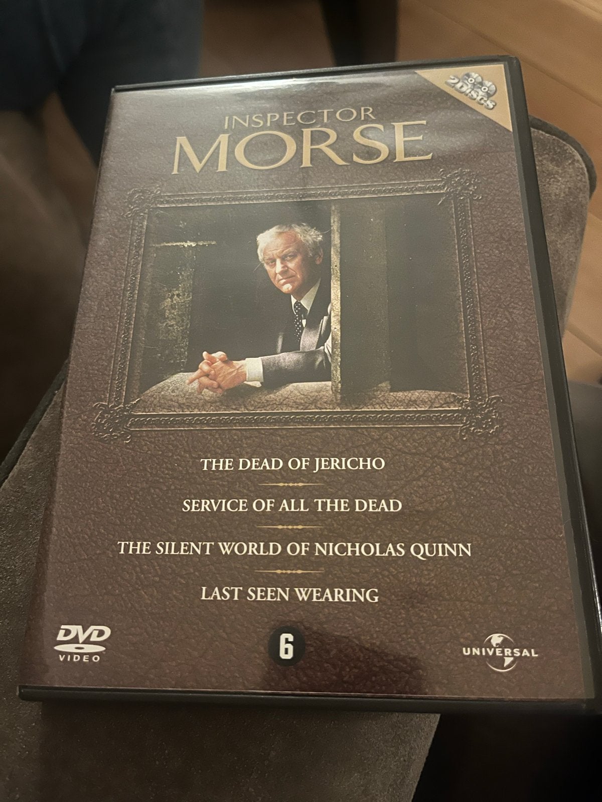 Inspector Morse DVD deel 1- The Dead of Jericho e.a., Engels, Nederlands, Ophalen of Verzenden, Zo goed als nieuw