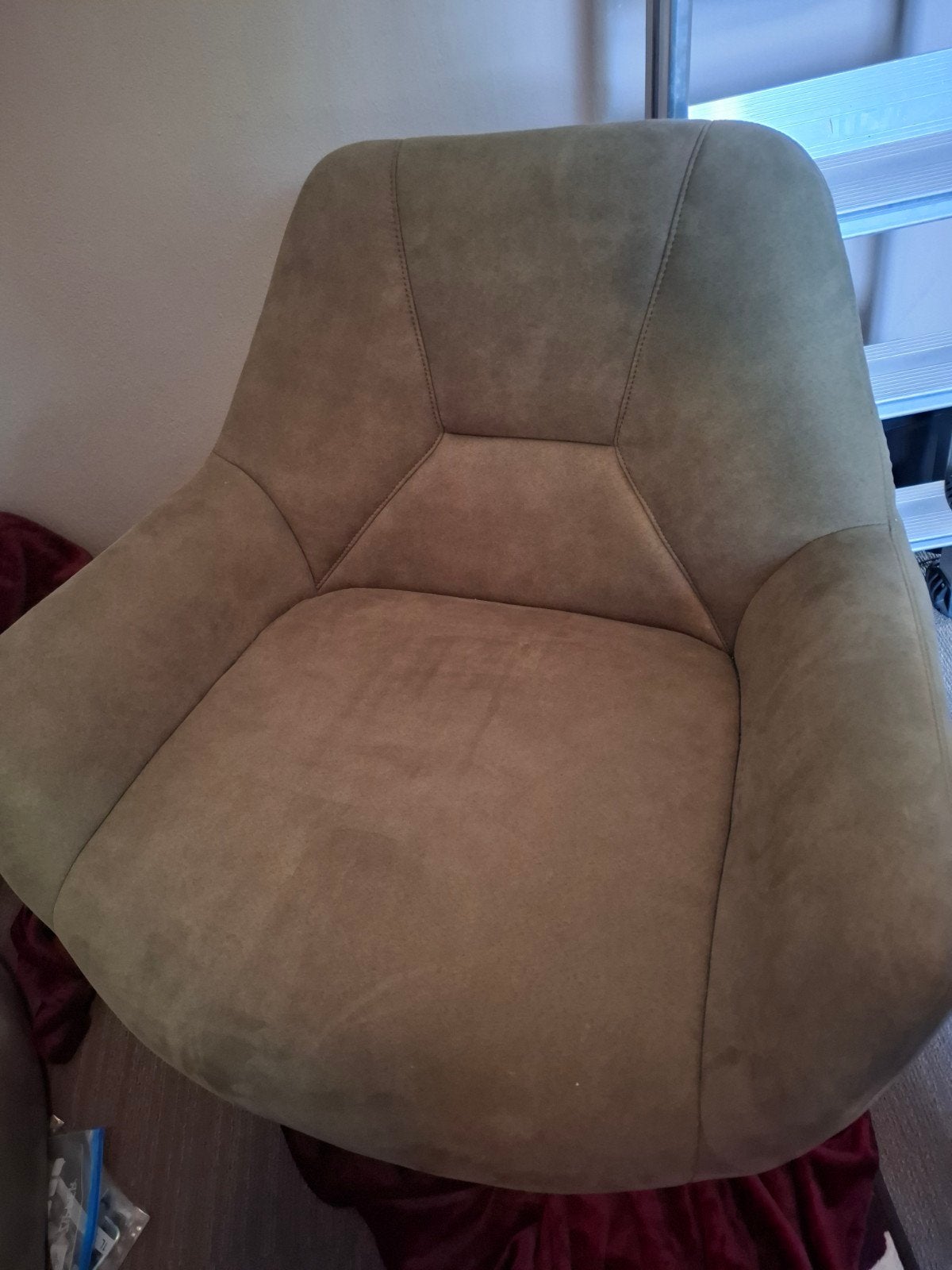 2 Groene Draaistoelen in Goede Staat, Ophalen, Gebruikt, Twee, Overige kleuren