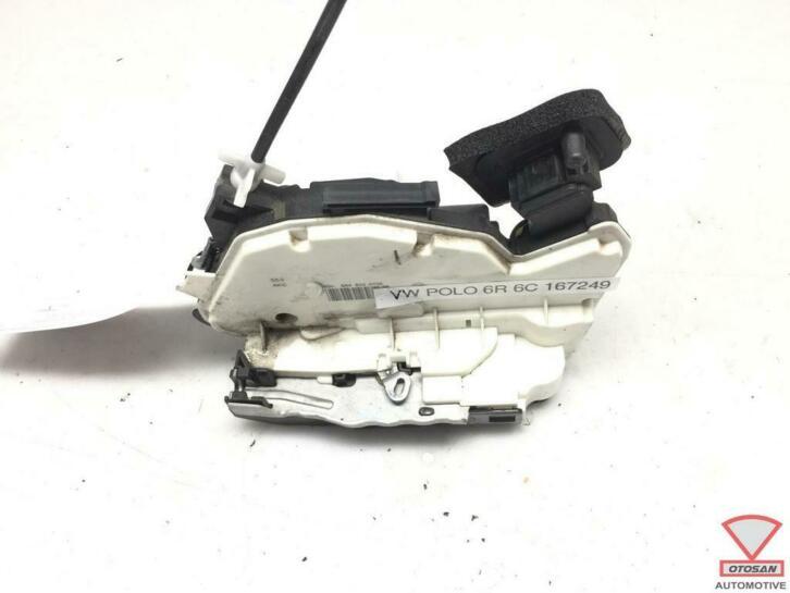 vw seat skoda portierslot deurslot links achter 6r4839015a, Gebruikt, Volkswagen, Volkswagen AG, Achter