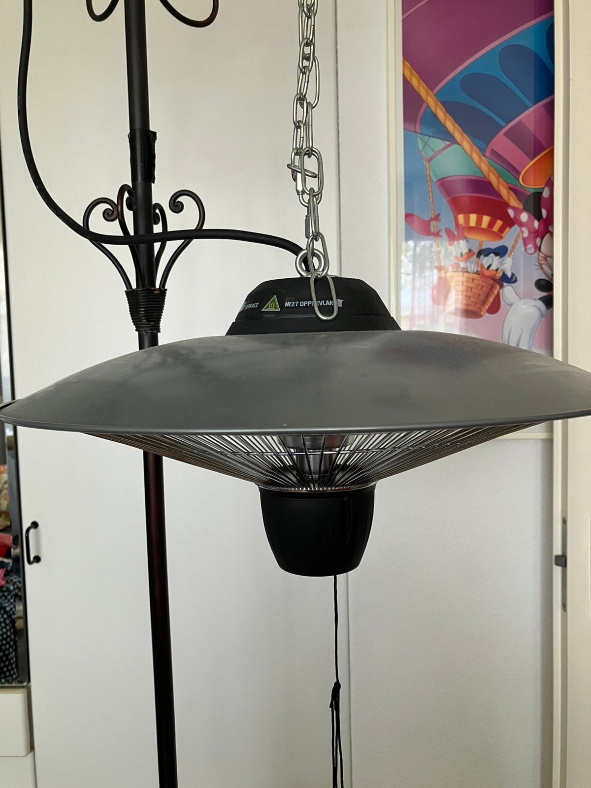 Eurom terrasheater 1502, Tuin en Terras, Terrasverwarmers, Ophalen, Gebruikt, Elektrisch, Plafond