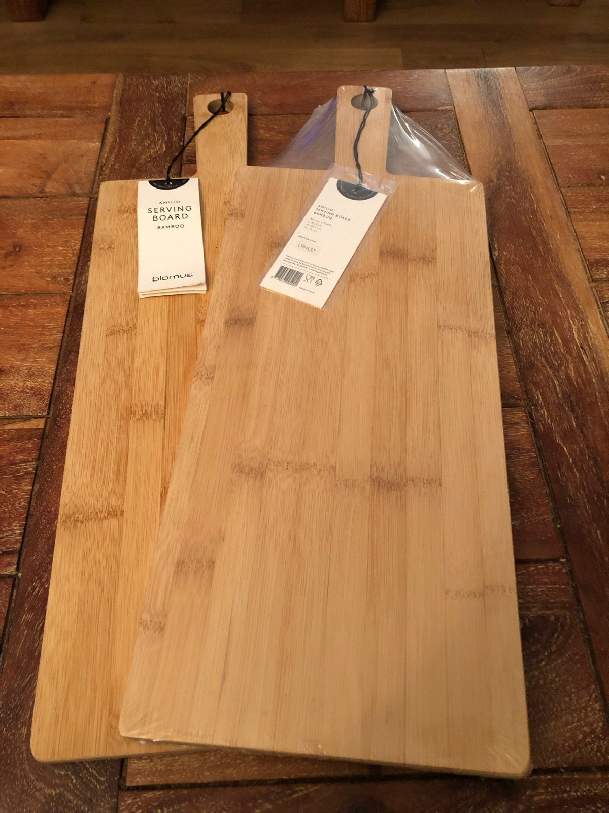 2 Blomus Amilio Bamboe tapas plank  Serveerplank - Per plank, Huis en Inrichting, Hout, Snij-/serveerplank, Nieuw, Ophalen of Verzenden