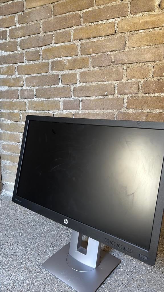 HP E232 monitor zwart met kabels, Computers en Software, Monitoren, Gebruikt, IPS, Full HD, HDMI