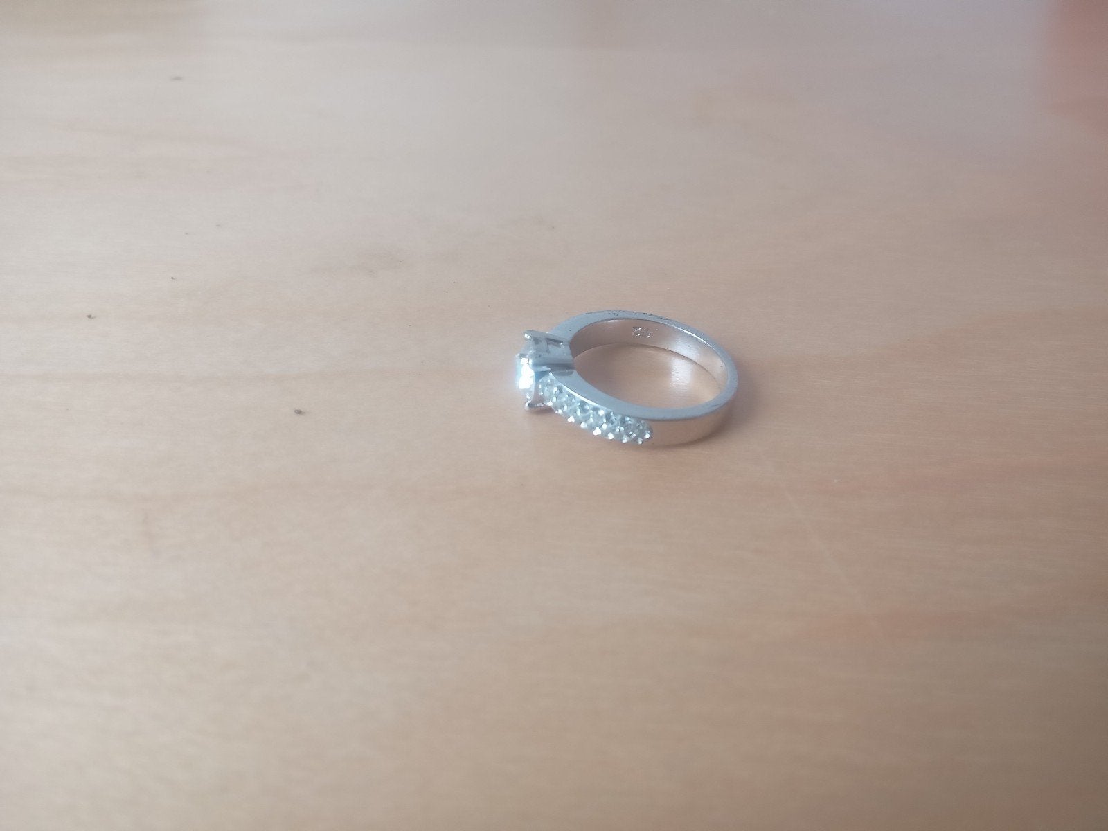 Swarovski ring zilver, Ophalen of Verzenden, Zo goed als nieuw