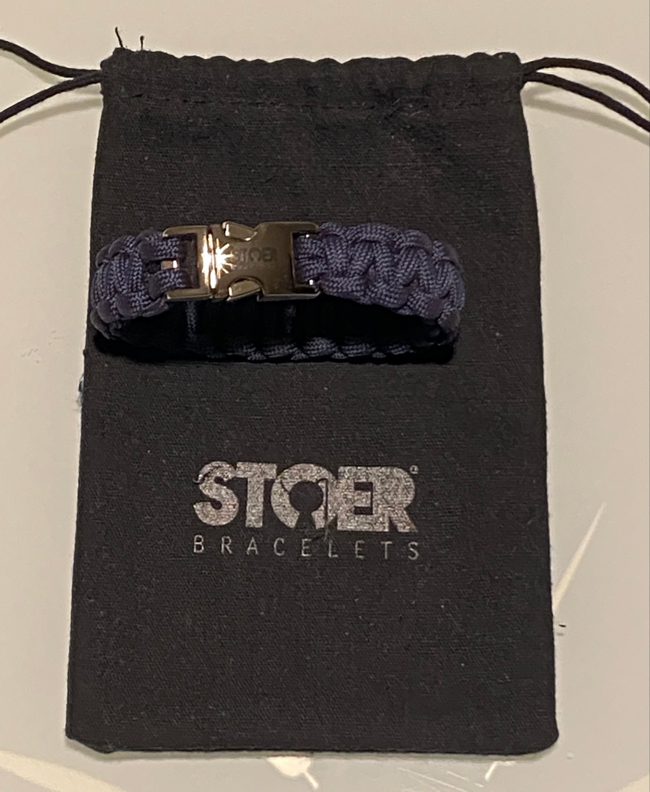Stoer Bracelets Paracord KinderArmband - Donkerblauw, Ophalen, Zo goed als nieuw, Blauw, Overige materialen