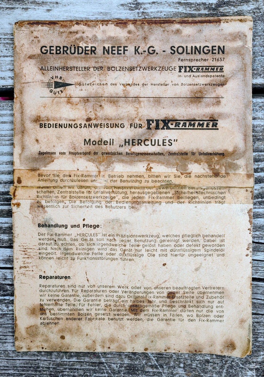 Fixrammer Vintage Schiethamer, Ophalen of Verzenden
