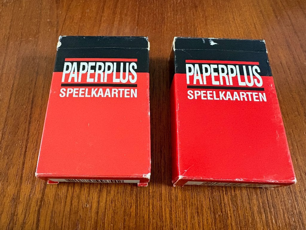 Set Speelkaarten Paperplus, Ophalen of Verzenden, Zo goed als nieuw, Speelkaart(en)