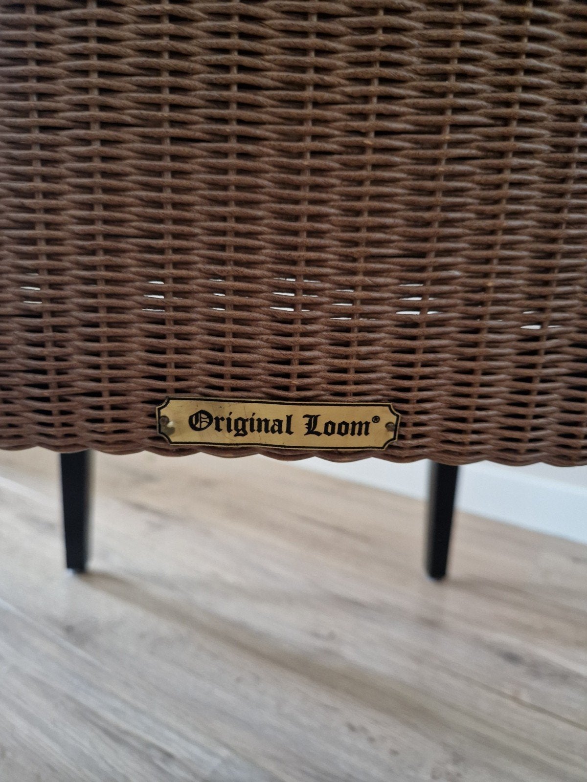 Original Loom rotan eetkamerstoelen (4 stuks), Ophalen, Gebruikt, Bruin, Landelijk, Bohemian