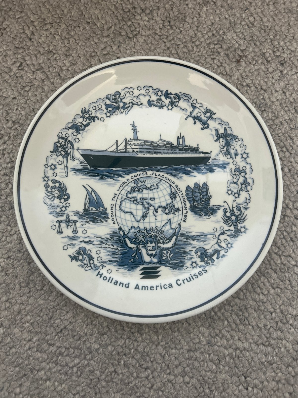 Holland America Cruises wandbord, Ophalen of Verzenden