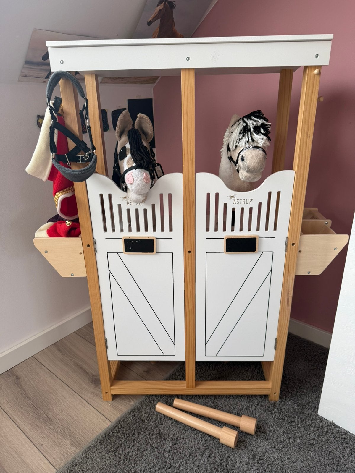 Mooie set hobby horse!, Ophalen, Zo goed als nieuw, Jongen of Meisje