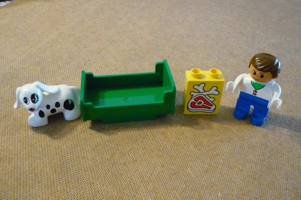 Duplo 1408 '' Walking the Dog with Daddy ''., Kinderen en Baby's, Ophalen, Gebruikt, Duplo
