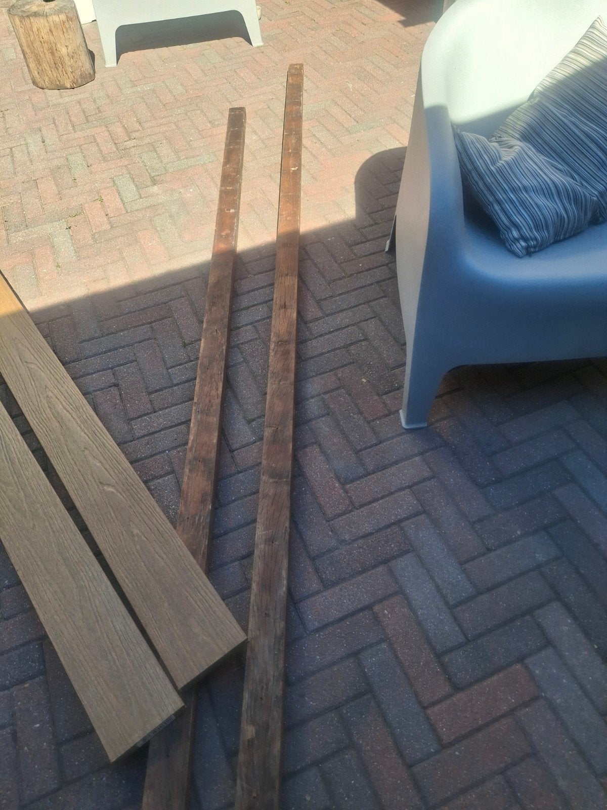 Massieve vlonderplanken/terrasplanken, Ophalen, Hout