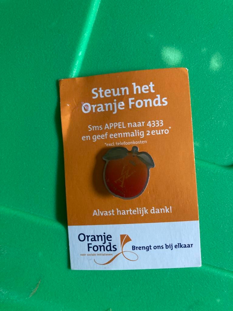 Oranje Fonds Speldje - Leve de Koning 2013, Verzamelen, Ophalen of Verzenden, Zo goed als nieuw, Overige onderwerpen, Speldje of Pin