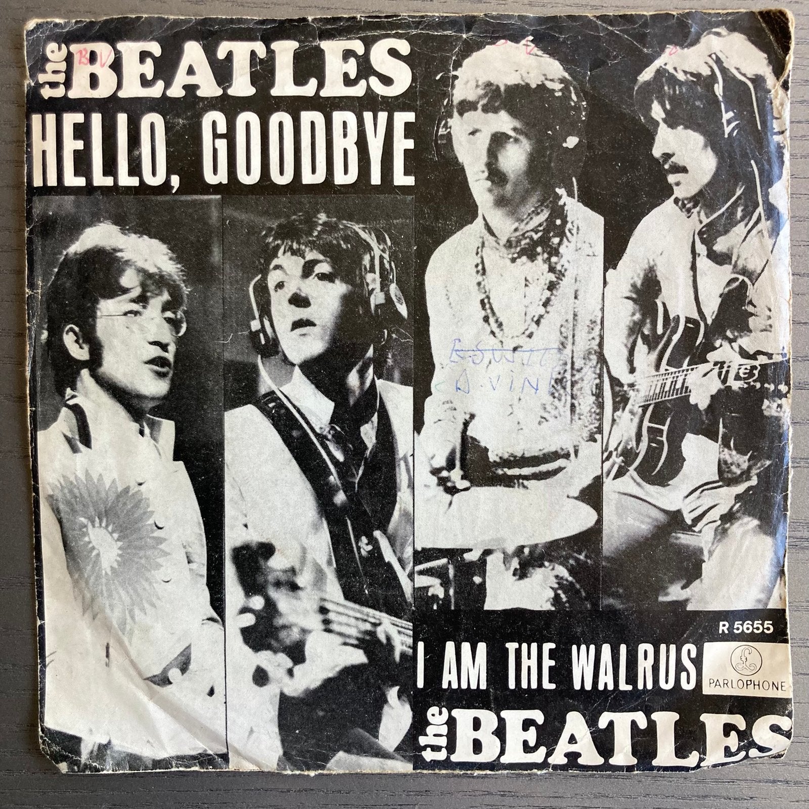 The Beatles - Hello Goodbye / I am the Walrus, Cd's en Dvd's, Gebruikt, 7 inch, Ophalen of Verzenden, Pop