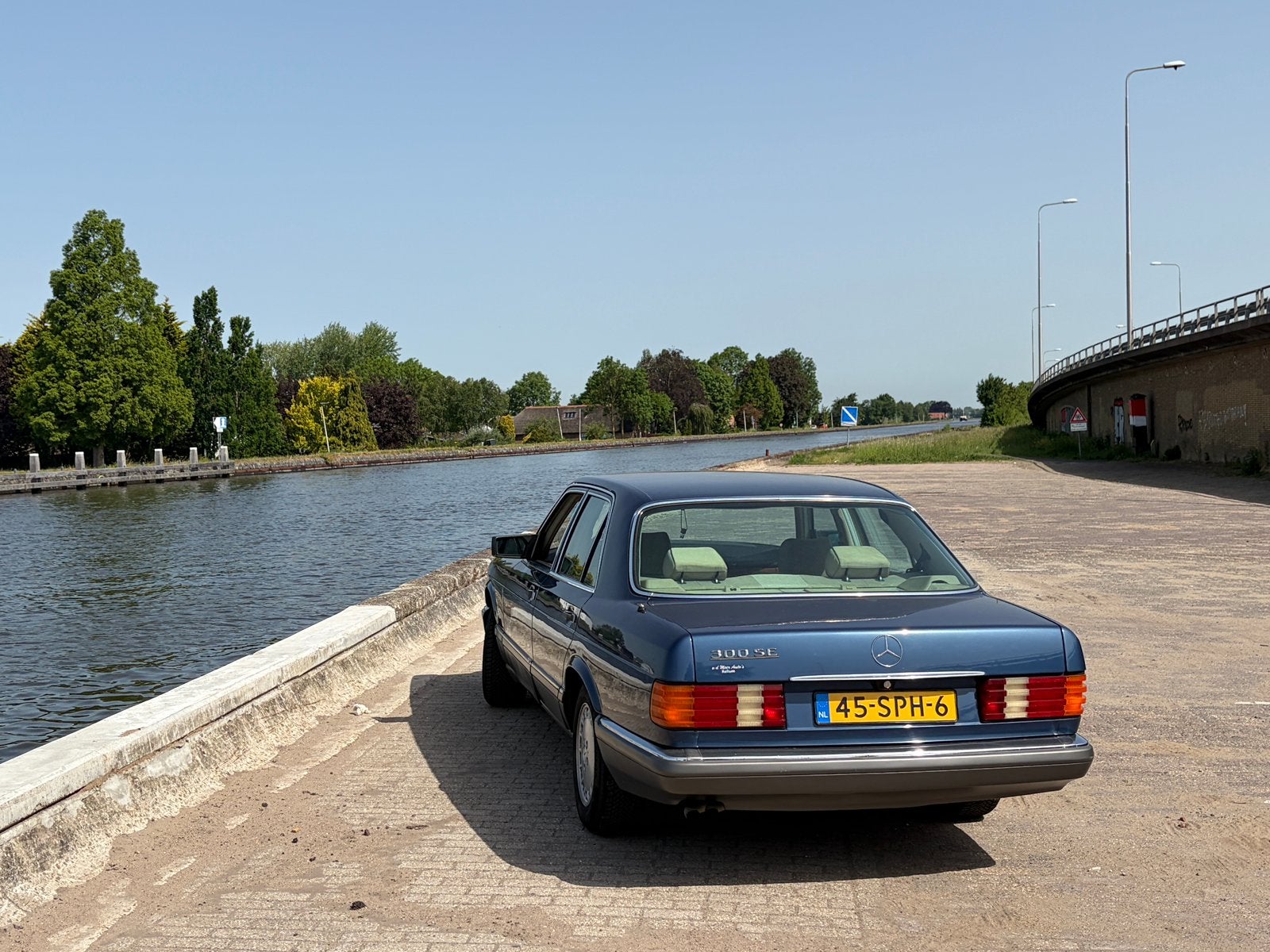 Mercedes-Benz 300 SE W126 – project/liefhebbersauto, Automaat, Beige, Blauw, Particulier