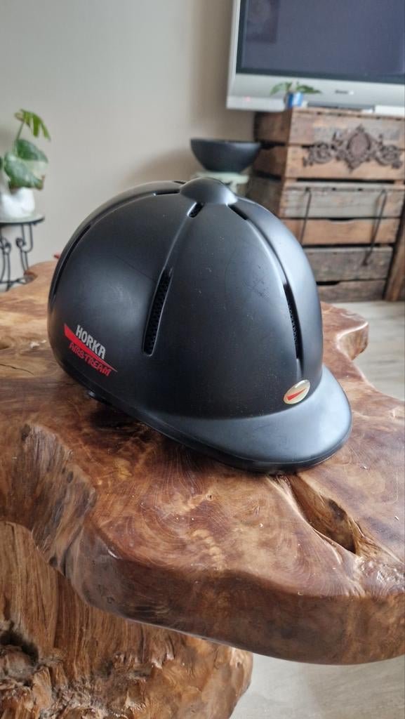 Horka air stream zgan cap, Dieren en Toebehoren, Paardrijkleding, Zo goed als nieuw, Cap, Dressuur, Ophalen of Verzenden