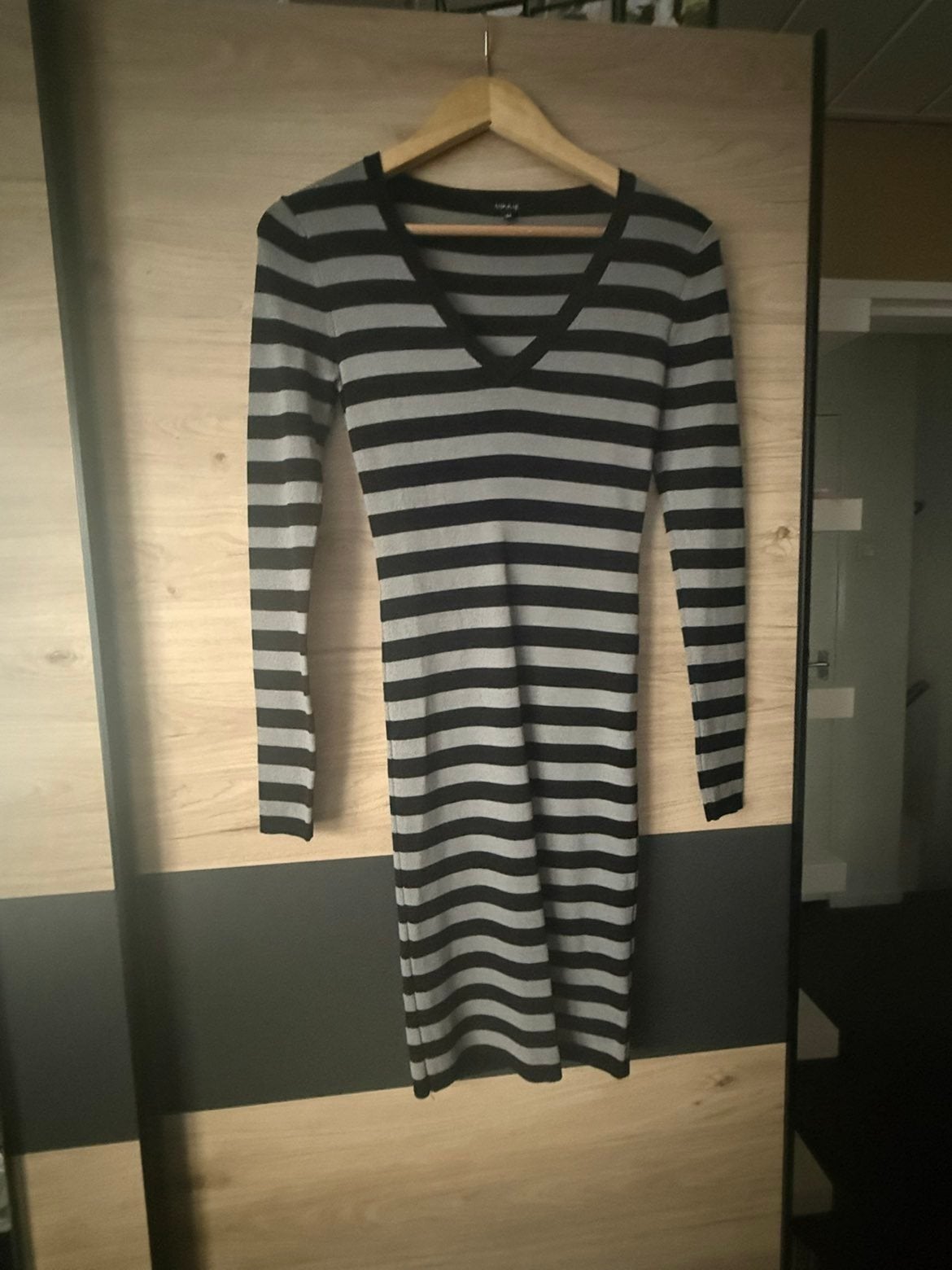 Nikkie gestreepte jurk maat 34 (XS), Zwart, Ophalen of Verzenden, Zo goed als nieuw, Nikkie