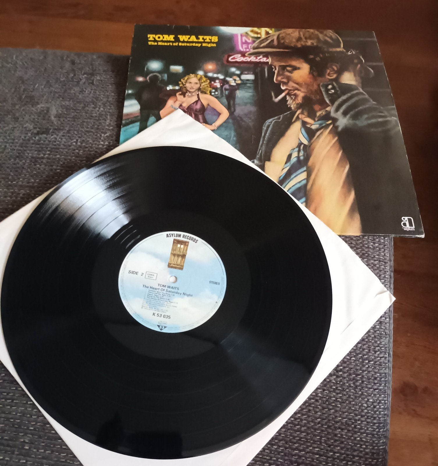 Tom Waits - The heart of saturday night 1974/1e persing VG+, Ophalen of Verzenden, Gebruikt, Overige formaten, Poprock