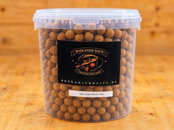 Super Scopex Boilie | Scopex Flavour | 20mm | Emmer 7,5KG, Ophalen of Verzenden, Nieuw, Overige typen