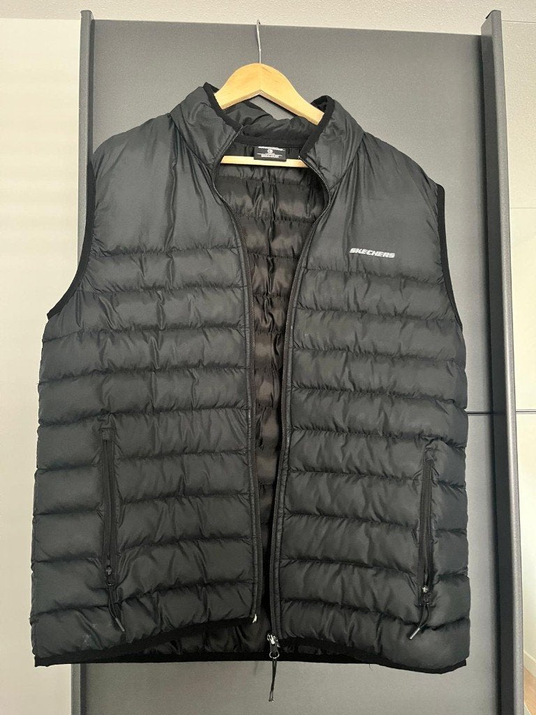 Skechers Winter Vest Maat L Zwart, Ophalen, Skechers, Zwart, Maat 42/44 (L)