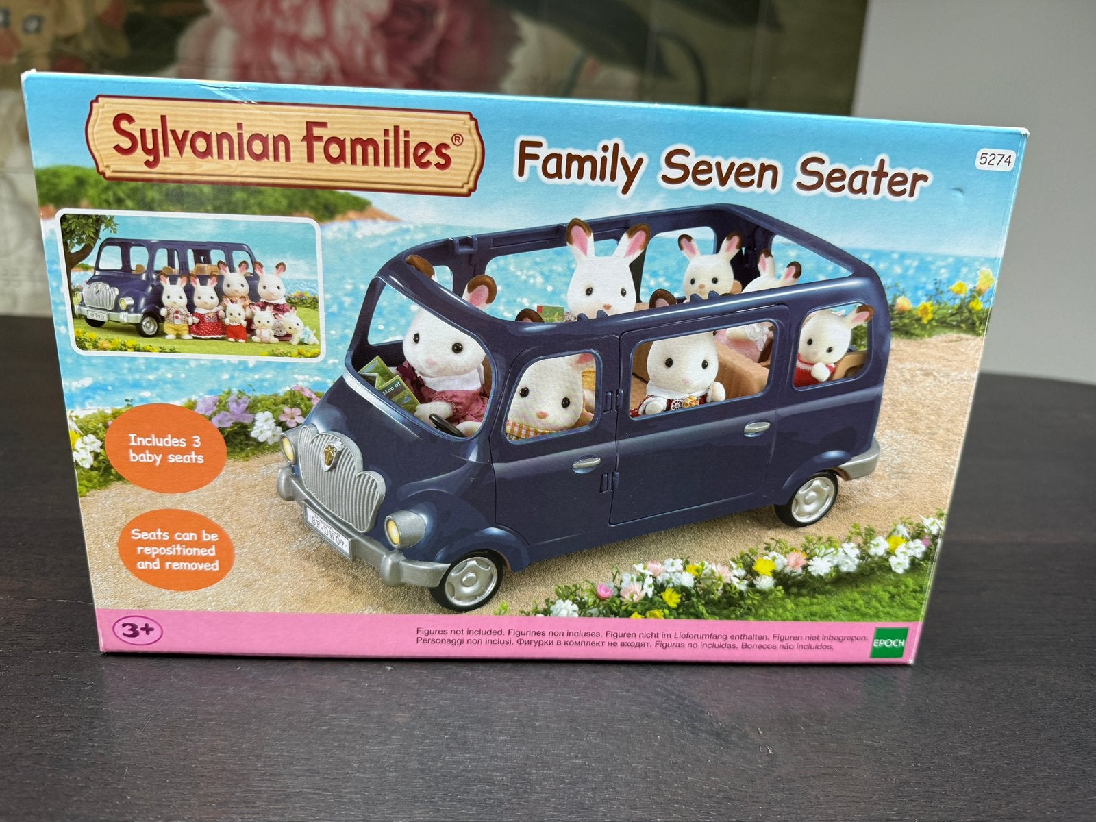 Sylvanians Families 5274 blauwe auto familiewagen, Ophalen of Verzenden, Zo goed als nieuw, Jongen of Meisje