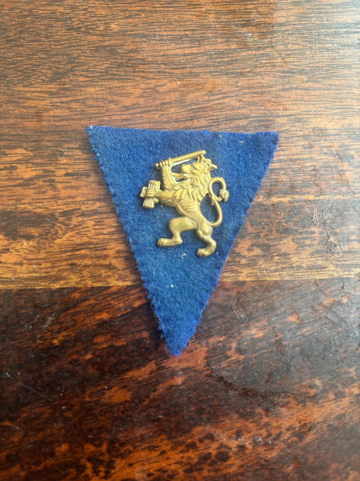 Wo2 Prinses Irene Brigade embleem, Verzamelen, Ophalen of Verzenden, Landmacht, Nederland, Embleem of Badge