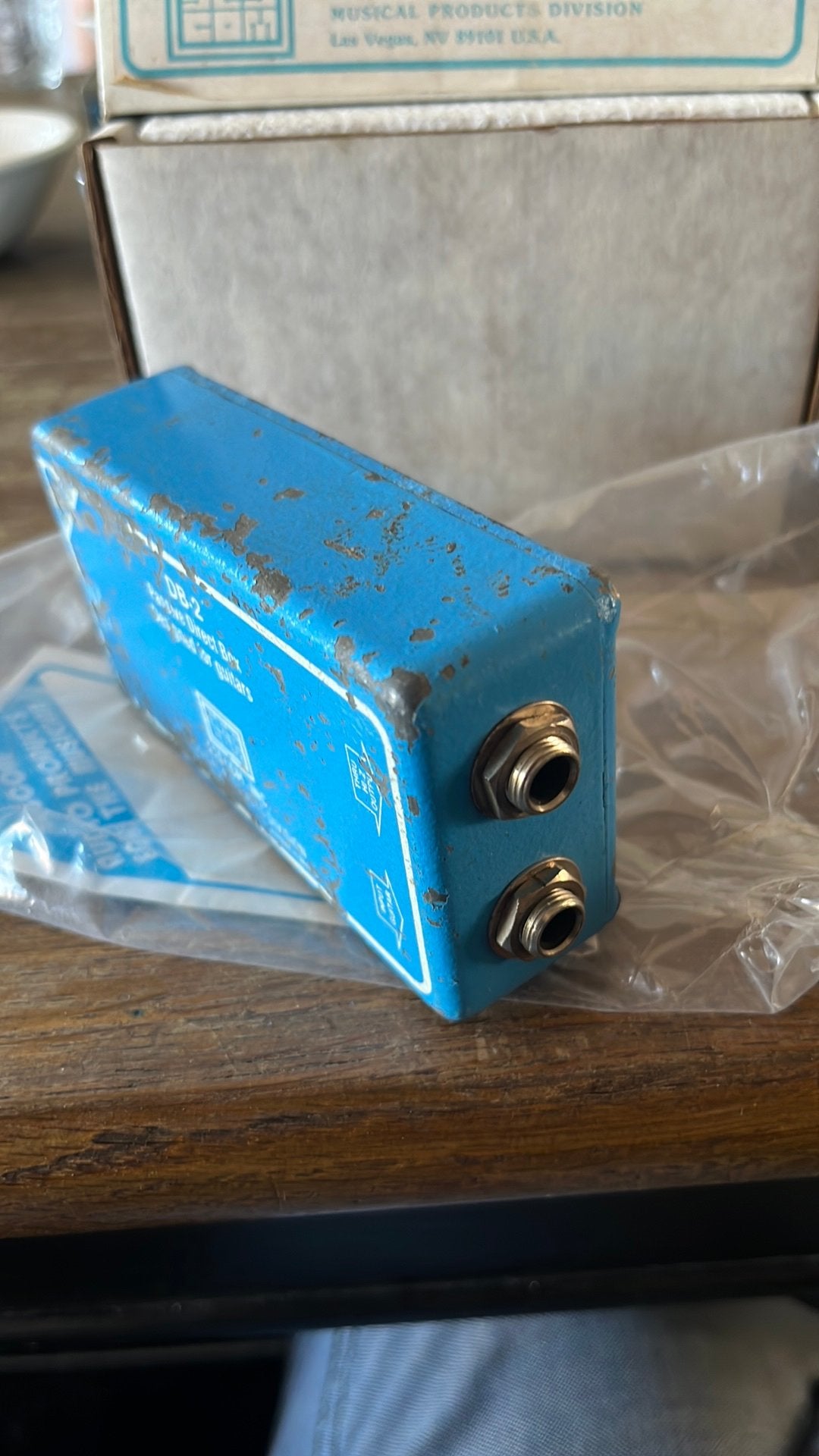 Vintage Sescom passive Direct box for Guitars gebruikt, Muziek en Instrumenten, Effecten, Ophalen of Verzenden, Gebruikt