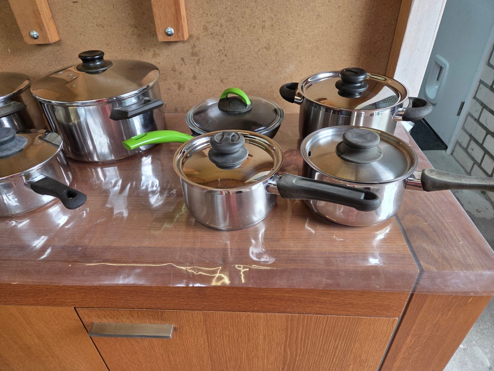 Pannensets BK en WMF en Tefal, Ophalen, Gebruikt, BK, Rvs