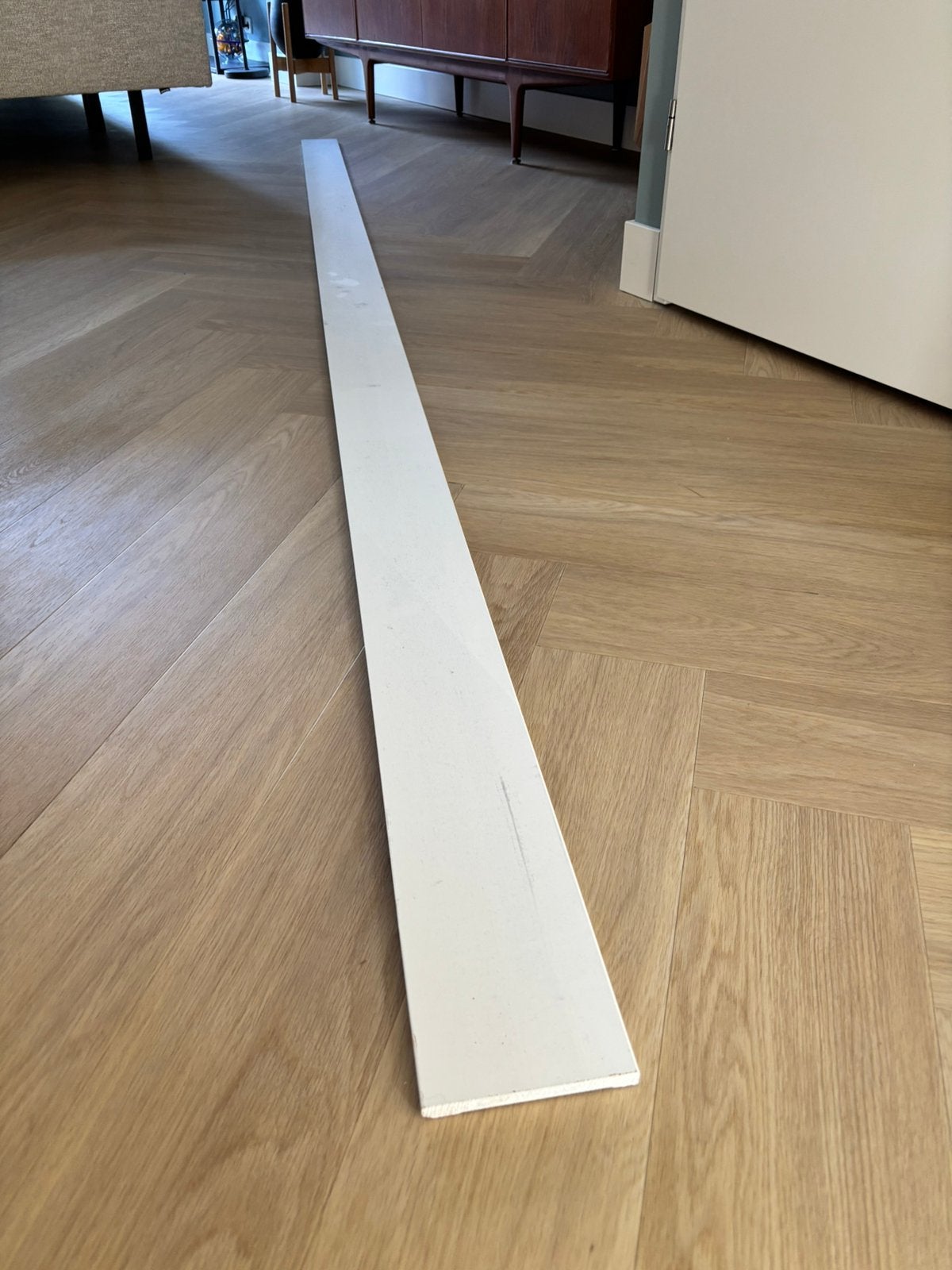 Massief vuren plint 3400 mm, Ophalen, Overige materialen, Nieuw, 250 cm of meer