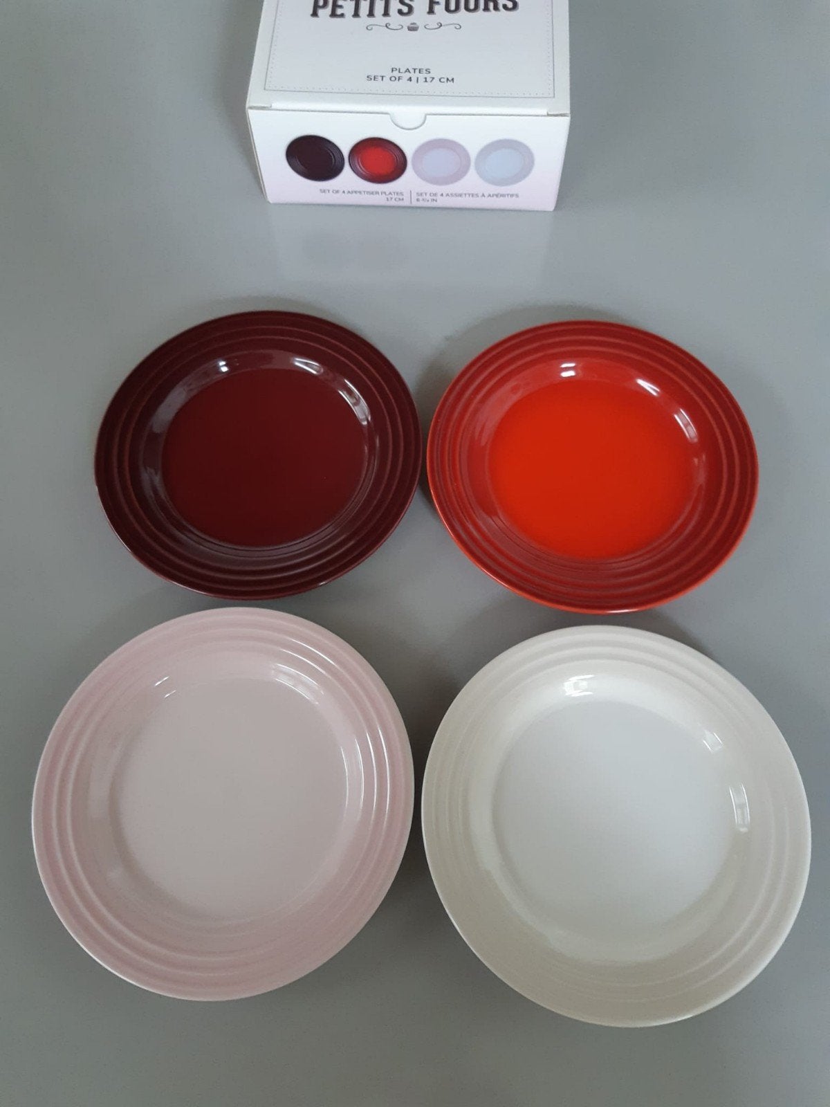 Gebaksborden Le Creuset La Collection Petits Fours, Ophalen of Verzenden, Nieuw, Overige stijlen, Bord(en)