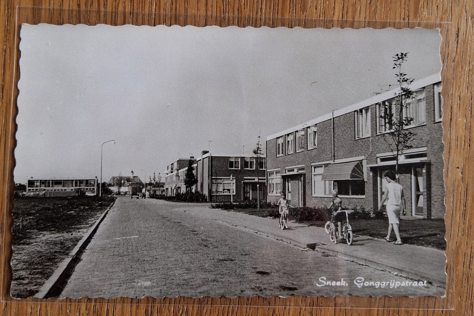 Sneek, Gonggrijpstraat, step, Ophalen of Verzenden, 1960 tot 1980, Ongelopen, Friesland