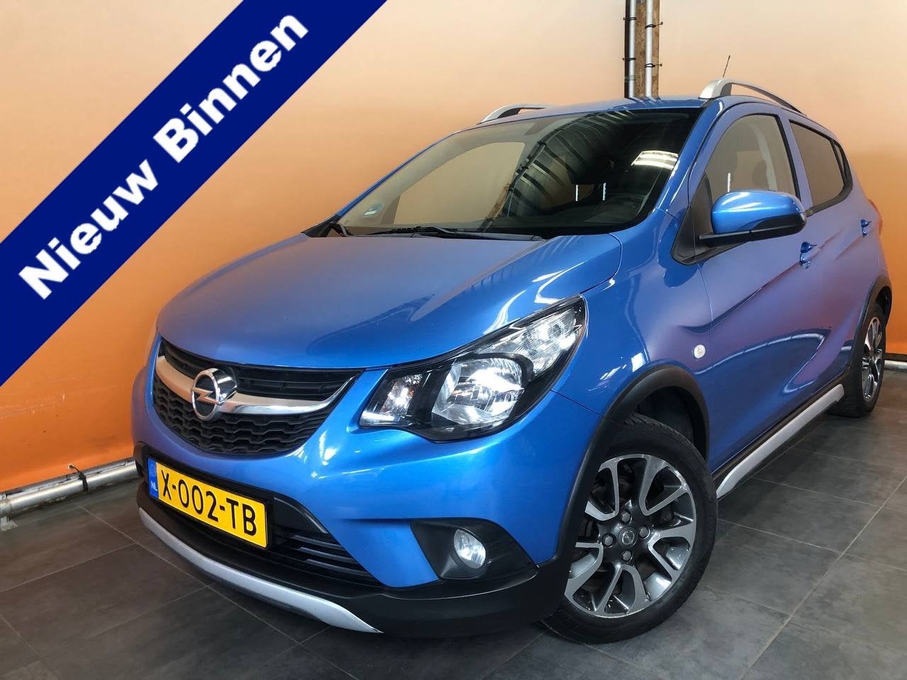 Opel KARL 1.0 Rocks Online Edition pdc | lmv | dakrails | st, Auto's, Voorwielaandrijving, 839 kg, Stof, Gebruikt