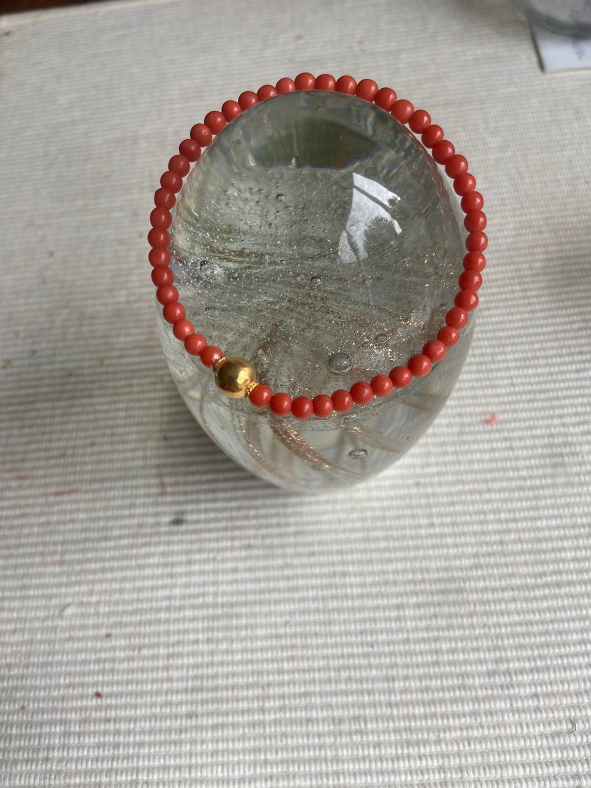 Armband bloedkoraal antiek, Sieraden, Tassen en Uiterlijk, Ophalen of Verzenden, Overige materialen, Armband