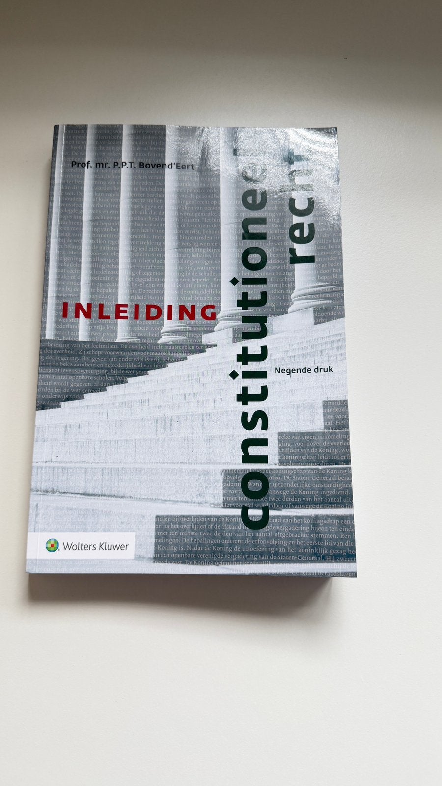 Inleiding constitioneel recht, Boeken, Ophalen, Alpha, Zo goed als nieuw, HBO